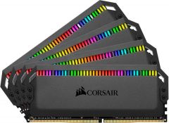 CORSAIR CMT32GX4M4K4000C19 32GB (4X8GB) DDR4 4000MHz CL19 DOMINATOR PLATINUM RGB SOĞUTUCULU SIYAH DIMM BELLEK
