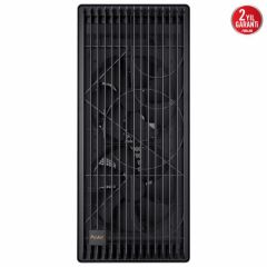 ASUS PROART PA602 E-ATX KASA 420 MM RADYATÖR DESTEĞİ 1 ADET 140MM VE 2 ADET 200MM KASA FANI ÖN PANEL IR TOZ FİLTRESİ GÜÇ KİLİDİ MANDALI ALETSİZ PCIe MONTAJI USB 20 GBPS DESTEKLİ SİYAH PROART KASA