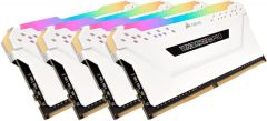 CORSAIR CMW64GX4M4C3200C16W 64GB (4X16GB) DDR4 3200MHz CL16 VENGEANCE RGB PRO SOGUTUCULU DIMM BELLEK BEYAZ