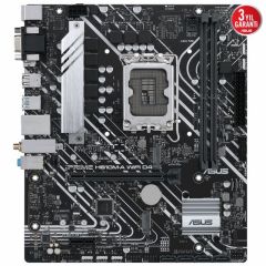 ASUS PRIME H610M-A WIFI D4 Intel H610 LGA1700 DDR4 3200 DP HDMI VGA Çift M2 USB3.2 AURA RGB mATX ASUS 5X PROTECTION III Armoury Crate AI Suite 3