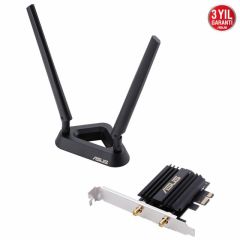 ASUS PCE-AX58BT WIFI6 DUAL BAND-GAMİNG-KABLOSUZ PCIE ADAPTÖR+BLUETOOTH