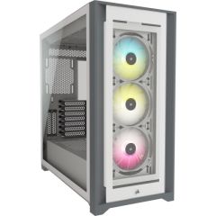 CORSAIR CC-9011213-WW ICUE 5000X TAMPERLI CAM YAN PANEL MID TOWER BILGISAYAR KASASI BEYAZ