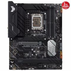 ASUS TUF GAMING H670-PRO WIFI D4 INTEL H670 LGA1700 DDR4 5333 DP HDMI 4X M2 USB3.2 AX WİFİ + BT AURA RGB 2.5GBİT LAN ATX PCIE5.0 128GB’A KADAR RAM DESTEĞİ ASUS 5X TUF PROTECTION III