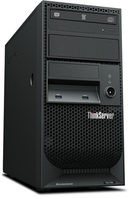 LENOVO SERVER 70UB001NEA TS150 E3-1225v6 4C 3.3GHz 1x 8GB UDIMM TruDDR4 2x1TB 7.2K SATA 6GB 3.5in RAID121 DVDRW 250W PSU