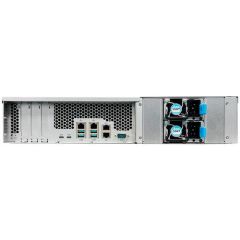 ASUSTOR AS7112RDX INTEL E-2224 12 YUVALI (12X20TB DESTEĞİ) 8GB DDR4 ECC(128GB RAM DESTEĞİ) M.2 X2 1GBE X4 PCIE X3 USB 3.2 X6 PSU X2
