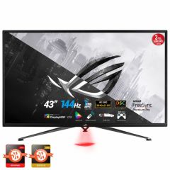  ASUS ROG STRIX XG43UQ 43 GAMING VA FREESYNC 2 HDR 1000 HDMI 2.1 3840x2160 1MS(MPRT) 144HZ DP HDMI USB MM VESA 3YIL ELMB,PİVOT,DSC,%90DCI-P3,10 BIT