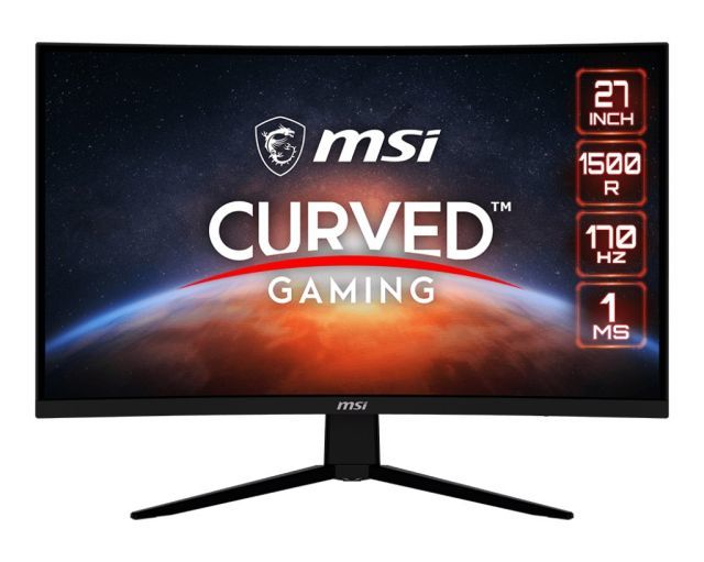 MSI 27 G273CQ CURVED 1500R VA 2560X1440 (WQHD) 16:9 170HZ 1MS FREESYNC PREMIUM GAMING MONITOR