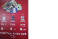 CANON 0775B078 VP-101 NUMUNE PAKETİ, 10X15CM BOYUTUNDA FOTOĞRAF KAĞIDI ÖRNEKLERİ