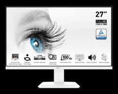 MSI 27 PRO MP273AW 1920x1080 (FHD) FLAT IPS 100HZ 1MS ANTI-GLARE BEYAZ MONITOR