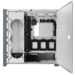 CORSAIR CC-9011209-WW 5000D TAMPERLI CAM YAN PANEL MID TOWER BILGISAYAR KASASI BEYAZ