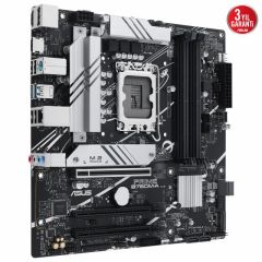 ASUS PRIME B760M-A-CSM INTEL B760 LGA1700 DDR5 7200 HDMI VGA 2x M2 USB3.2 AURA RGB 2.5Gbit LAN mATX ASUS 5X PROTECTION III Ücretsiz Uzaktan Yönetim Yazılımı