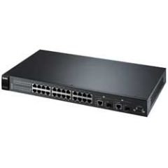 ZYXEL ES-2024PWR 24 PORT 10/100 + 2xDUAL L2 YÖNETİLEBİLİR SWITCH