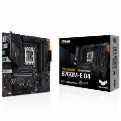 ASUS TUF GAMING B760M-E D4 Intel B760 LGA1700 DDR4 5333 DP HDMI 2x M2 USB3.2 AURA RGB 2.5Gbit LAN mATX ASUS TUF PROTECTION Armoury Crate AI Suite 3