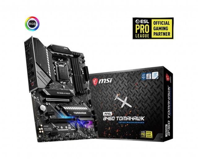 MSI MAG B460 TOMAHAWK SOKET 1200 DDR4 2933 HDMI DP M.2 USB 3.2 RGB ATX