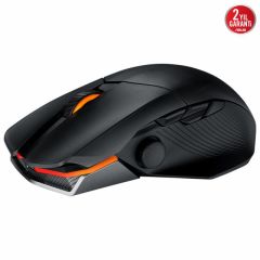 ASUS ROG CHAKRAM X RGB YAN JOYSTICK ÜÇ MODLU BAĞLANTI KABLOLU/2.4GHZ/BLUETOOTH 36000 DPI PROGRAMLANABİLİR 11 TUŞ SENSÖR VİDASIZ MANYETİK TUŞLAR VE KAPAK AURA SYNC