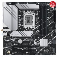 ASUS MB PRIME B760M-A WIFI INTELl B760 LGA1700 DDR5 7200 HDMI VGA 2x M2 USB3.2 AX WiFi + BT AURA RGB 2.5Gbit LAN mATX ASUS 5X PROTECTION III Armoury Crate AI Suite 3