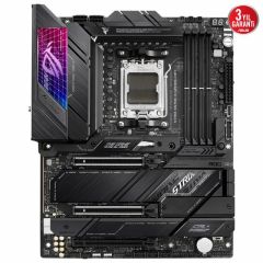 ASUS MB ROG STRIX X670E-E GAMING WIFI AMD X670E AM5 DDR5 6400 DP HDMI 4X M2 USB3.2 WİFİ 6E AURA RGB 2.5GBİT LAN ATX 128GB’A KADAR RAM DESTEĞİ PCIE5.0 ASUS 5X PROTECTION III