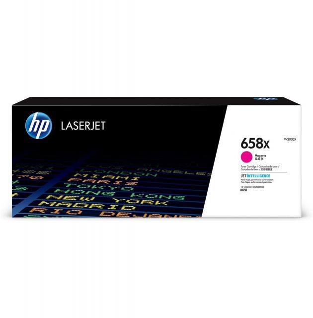 HP W2003X (658X) YÜKSEK KAPASİTELİ MAGENTA LASERJET TONER