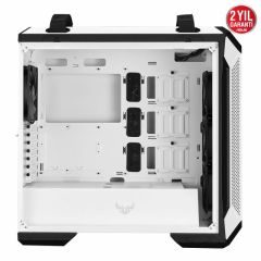 ASUS TUF GAMING GT501 RGB FANLI TEMPERLİ CAM USB 3.1 ATX/EATX OYUNCU KASASI - BEYAZ
