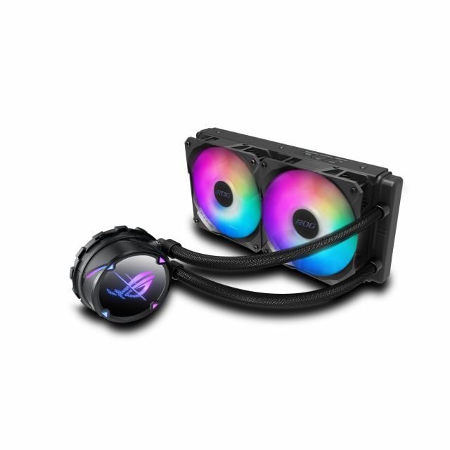 ASUS ROG STRIX LC II 240 ARGB AURA SYNC RGB 120MM*2 ADRESLENEBİLİR RGB FAN CPU SIVI SOĞUTUCUSU V2