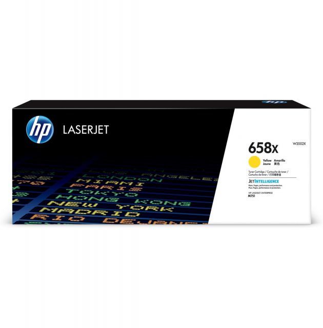 HP W2002X (658X) YÜKSEK KAPASİTELİ SARI LASERJET TONER