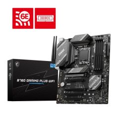 MSI B760 GAMING PLUS WIFI SOKET 1700 DDR5 6800(OC) PCI-E ,M.2 USB3.2 HDMI,DP 1x 2.5G LAN WI-FI 6E ATX