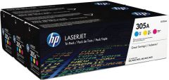 HP CF370AM (305A) CAMGOBEGI/MACENTA/SARI 3 LU PAKET TONER 2.600 SAYFA