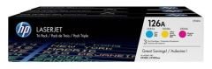 HP CF341A (126A) CAMGOBEGI/MACENTA/SARI 3 LU PAKET TONER 1.000 SAYFA