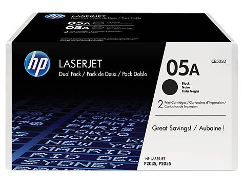 HP CE505D (05A) SIYAH 2 LI PAKET TONER 2.300 SAYFA