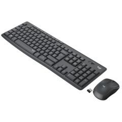 LOGITECH MK295 SESSİZ TÜRKÇE KABLOSUZ KLAVYE & MOUSE SETİ SİYAH 920-009804