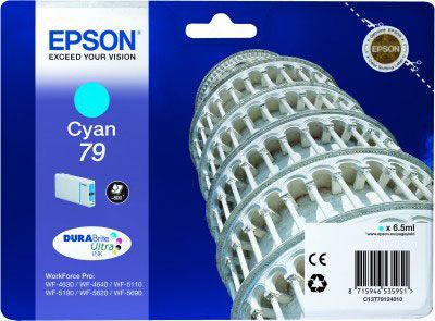 EPSON C13T789240 MAVİ MÜREKKEP KARTUŞ 79XXL 4.000 SAYFA WF-5110DW, WF-5190DW, WF-5620DWF, WF-5690DWF