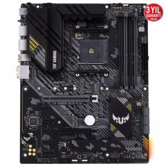 ASUS TUF GAMING B550-PLUS AMD B550 AM4 DDR4 4400 DP HDMI Çift M2 USB3.2 ARGB 2.5Gbit LAN ATX PCIe 4.0 ECC RAM Desteği