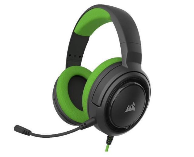 CORSAIR CA-9011197-EU HS35 STEREO OYUNCU KULAKLIGI YESIL (PC PS4 XBOX ONE NINTENDO SWITCH UYUMLU)