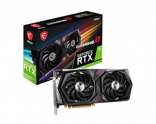 MSI VGA GEFORCE RTX 3060 TI GAMING X 8G LHR RTX3060TI 8GB GDDR6 256B DX12 PCIE 4.0 X16 (3XDP 1XHDMI)