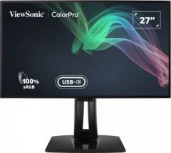 VIEWSONIC VP2768A-4K PROFESYONEL MONITOR 27 5MS 60HZ IPS 3840X2160 4K 350 HDMI DP USB TYPE C SRGB PANTONE 16:9 20M:1 1.07B RJ45 4 KENAR CERCEVESIZ KALIBRASYON FLICKER FREE MAVI ISIK FILTRESI TILT SWIVEL PIVOT YUKSEKLIK AYARI VESA ENERGY STAR EPEAT