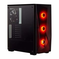 CORSAIR CC-9020132-EU SPEC-DELTA RGB TEMPERED GLASS MID-TOWER ATX GAMING CASE +CV650 POWER SUPPLY BLACK