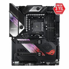 ASUS ROG CROSSHAIR VIII FORMULA AMD X570 AM4 DDR4 4800 Çift M2 USB 3.2 AX WiFi + BT AURA RGB 5G LAN ATX 128GB’a kadar ram desteği