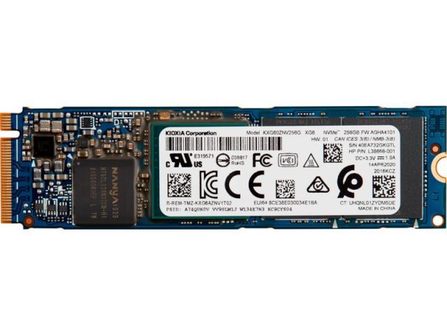 HP 1D0H6AA 256GB PCI-e 3x4 NVMe M2 SSD