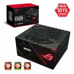 ASUS ROG-THOR-850P 80 PLUS PLATINUM 850W MODÜLER GÜÇ KAYNAĞI JAPON KAPASİTÖRLER AURA SYNC VE OLED EKRAN POWER KABLOSUZ 10 YIL GARANTİ