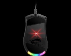 MSI GG CLUTCH GM50 GAMING MOUSE 7.200 DPI PIXART PMW-3330 OPTIK SENSOR OMRON SWITCH 3.000 HZ 16.8M RGB 6 TUS ALTIN KAPLAMA USB BAGLANTILI OYUNCU FARESI