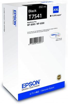 EPSON C13T754140 INK CARTRİDGE XXL BLACK 202 ML- WORKFORCE PRO WF -8090--8590