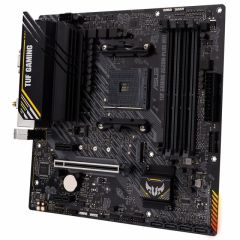 ASUS TUF GAMING A520M-PLUS WIFI AMD A520 AM4 DDR4 4800 DP HDMI VGA M2 USB3.2 AC WIFI BT AURA RGB MATX 128GB KADAR RAM DESTEĞİ ASUS TUF PROTECTION