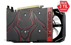 ASUS GEFORCE CERBERUS-GTX1050TI-A4G 4GB GDDR5 128bit 889Mhz OC 1xDVI 1xHDMI 1xDP EKRAN KARTI