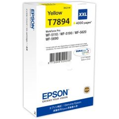 EPSON C13T789440 SARI MÜREKKEP KARTUŞ 79XXL 4.000 SAYFA WF-5110DW, WF-5190DW, WF-5620DWF, WF-5690DWF