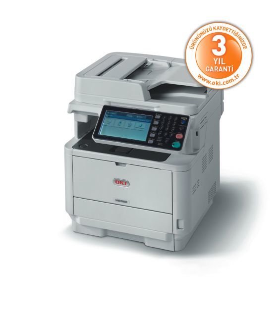 OKI 45762122 MB562DNW EURO A4 ÇOK FONKSİYONLU SİYAH LAZER YAZICI/ TARAYICI/FOT./FAX 45 ppm