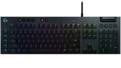 LOGITECH G G815 CLICKY MEKANİK OYUNCU KLAVYESİ (ENG TUŞ DİZİMİ)- LIGHTSYNC RGB - SİYAH 920-009093