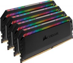 CORSAIR CMT32GX4M4C3600C18 32GB (4X8GB) DDR4 3600MHz CL18 DOMINATOR PLATINUM RGB SOĞUTUCULU SIYAH DIMM BELLEK