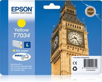 EPSON C13T70344010 YELLOW-800SF-L-WP-4015DN,WP-4025DW,WP-4515 24,0 ML-L