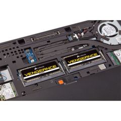 CORSAIR CMSX16GX4M1A2666C18 16GB (1 x 16GB) DDR4 2666MHz CL18 VENGEANCE SIYAH NOTEBOOK SODIMM BELLEK