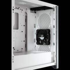 CORSAIR CC-9011201-WW 4000D AIRFLOW TEMPERLI CAM YAN PANEL MID TOWER BILGISAYAR KASASI BEYAZ